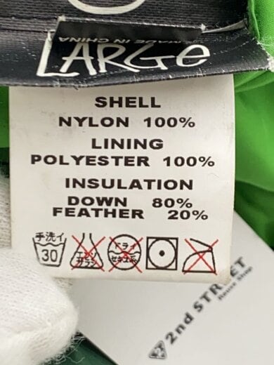 商品画像：OLD/オールド/リバーシブル/ダウンベスト/L/ナイロン/GRN 5