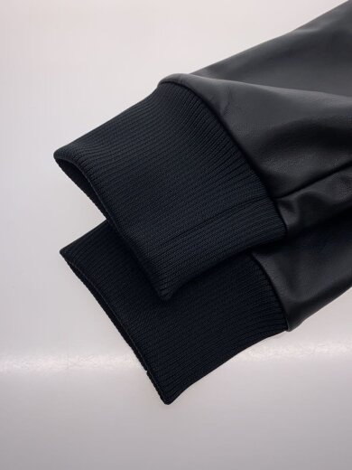 画像：adidasJEREMY SCOTT/フェイクレザーメッシュトラックトップジャケット/M/ポリエステル/BLK/JY20165