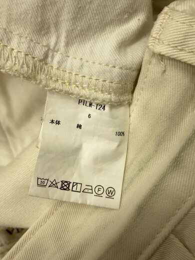 商品画像：6/ツータックチノ/ホワイト/ボトム/--/コットン/WHT/PTLM-124 5