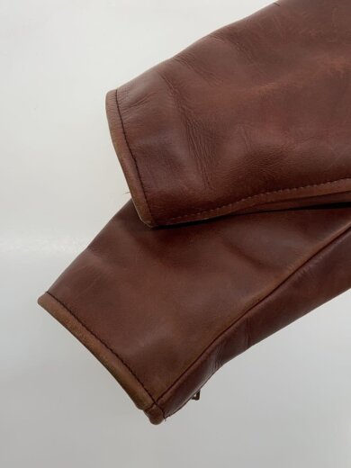 商品画像：SQUADRON/70s復刻/ステアハイド/レザージャケット・ブルゾン/34/レザー/BRW/無地 6