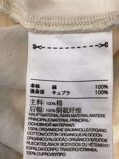 商品画像：21ss/レイヤードバックロゴビッグTee/Tシャツ/XL/コットン/BEG/無地/GV6082 4