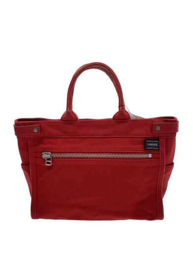 商品画像：トートバッグ/キャンバス/RED/無地 1