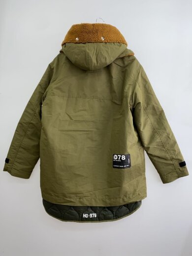 商品画像：ボアライナー付きモッズコート/M/ナイロン/カーキ// 2