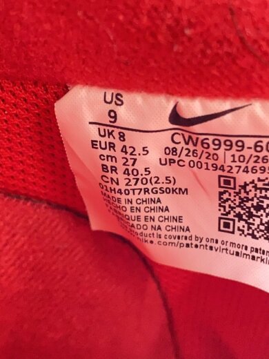 商品画像：AIR FORCE 1 07 LV8 1_エアフォース 1 07 LV8 1/27cm/RED 5