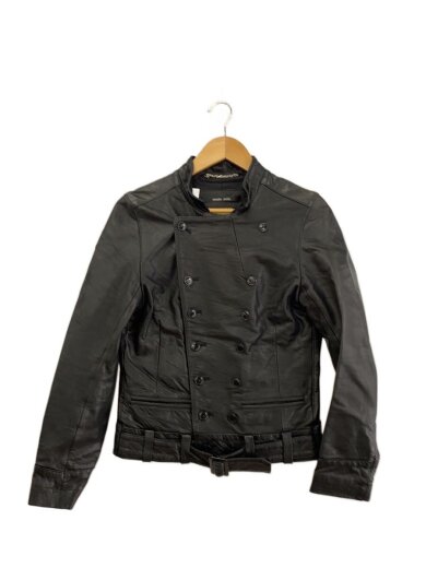 商品画像：レザージャケット・ブルゾン/1/山羊革/BLK/MVLA-0804 1