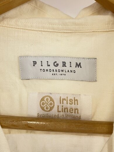 商品画像：アイリッシュリネン ダブルポケット オープンカラーシャツ/S/リネン/IVO/61-01-42-01001 3