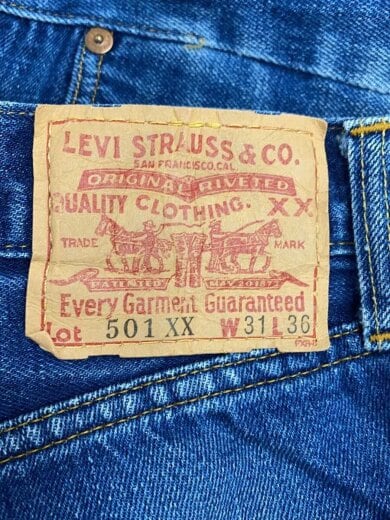 商品画像：501XX/ボタン裏555/90s/バレンシア/USA製/31/デニム/IDG 5