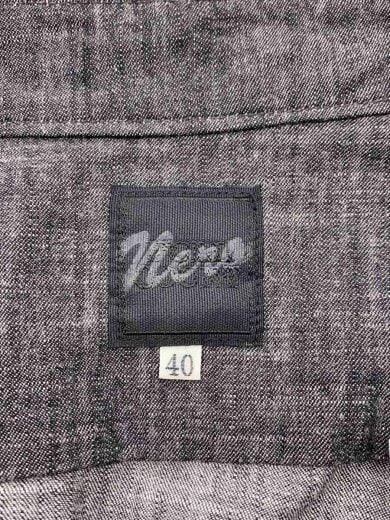 商品画像：キューバシャツ/長袖シャツ/40/コットン/グレー/M 3