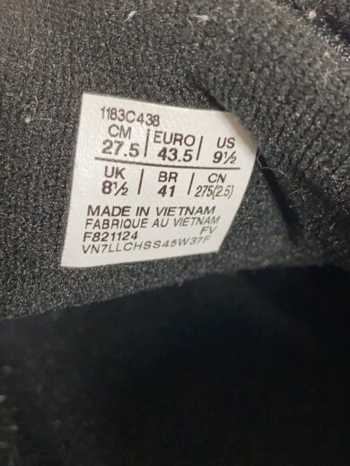 商品画像：MOAGE CO/ローカットスニーカー/27.5cm/BLK/1183C438 5