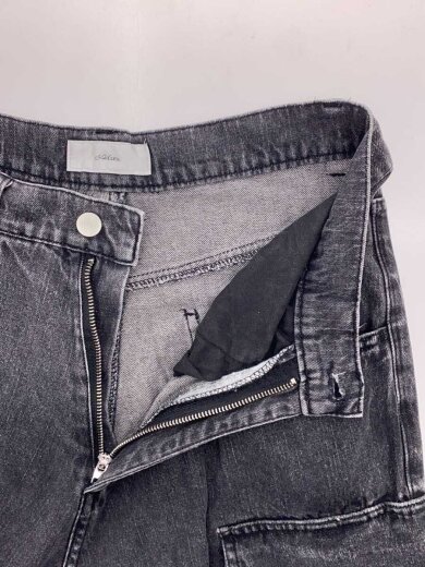 商品画像：パラシュートカーゴパンツ/S/デニム/BLK/無地/adpas0224002 3