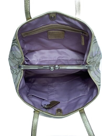 商品画像：ハンドバッグ_シグネチャー_チェック/キャンバス/GLD/チェック/F17213 6