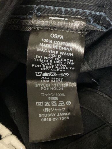 商品画像：MD-STUSSY Sport Cap/コットン/BLK/メンズ/1311158 6