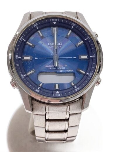 商品画像：ウェーブセプター/リニエージ/ソーラー腕時計/アナログ/--/BLU/SLV/LCW-M100D-2AJF 1