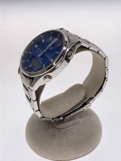 商品画像：ウェーブセプター/リニエージ/ソーラー腕時計/アナログ/--/BLU/SLV/LCW-M100D-2AJF 2