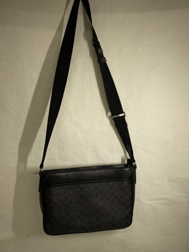 商品画像：ショルダーバッグ/レザー/BLK/総柄/CV761 3