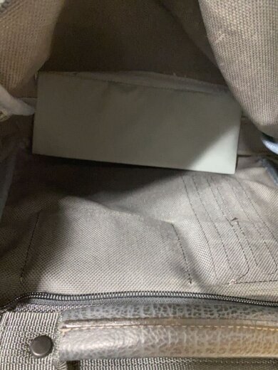 商品画像：2WAY/ショルダーバッグ/ナイロン/グレー/無地/ハンドバック 6