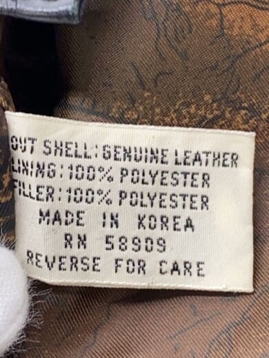 商品画像：レザージャケット・ブルゾン/XL/レザー/BLK 5