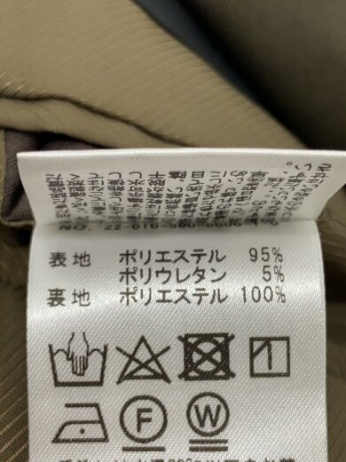 商品画像：ストレッチ ポリギャバセットアップ/L/ポリエステル/KHK/22-010-300-5000-1-0// 5