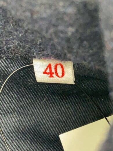 商品画像：ウールパイル丸襟コート/40/ウール/NVY/DT-A0032 4