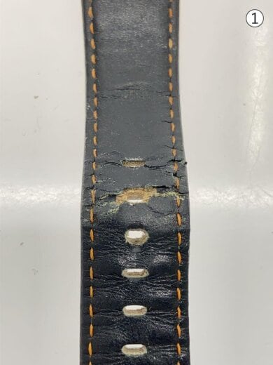 商品画像：クロノグラフ/クォーツ腕時計/アナログ/レザー/BLK/BLK/6T63-00K0 6