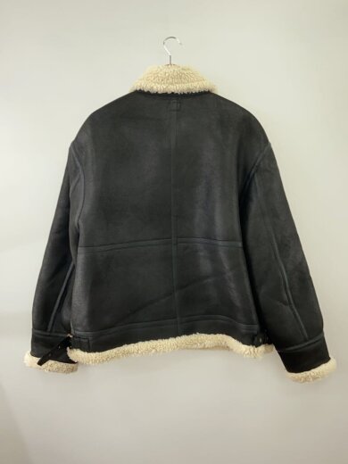 商品画像：レザージャケット・ブルゾン/L/フェイクレザー/BLK/243-1586 2