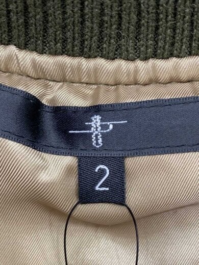 商品画像：ナイロン切替メルトンボンバーJKT/2/ウール/KHK/849006-753B 3