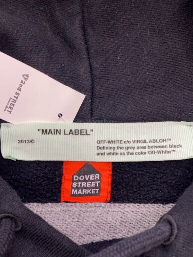 商品画像：DOVER　STREET　MARKET/バックアロープリントパーカー/M/コットン/BLK/OMBB029F 3