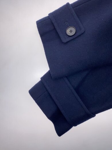 商品画像：ウールビーバーAラインコート/S/ウール/NVY/無地/6693211304 5