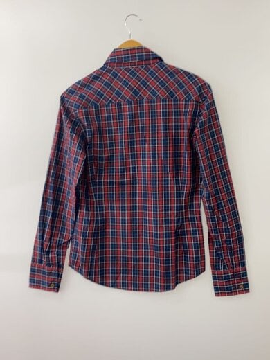 商品画像：オーブチェックシャツ/COL175長袖シャツ/44/コットン/RED/チェック/VW-WR-83558 2