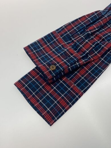 商品画像：オーブチェックシャツ/COL175長袖シャツ/44/コットン/RED/チェック/VW-WR-83558 5