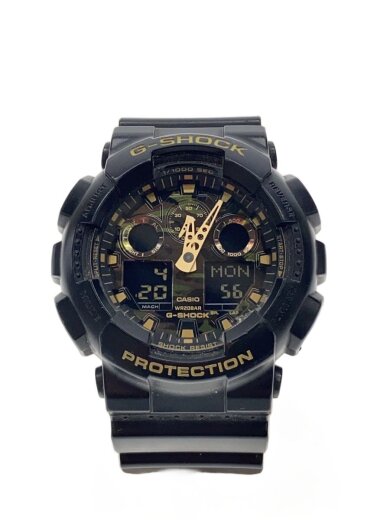 商品画像：クォーツ腕時計・G-SHOCK/デジアナ/ラバー/BLK/GRY 1