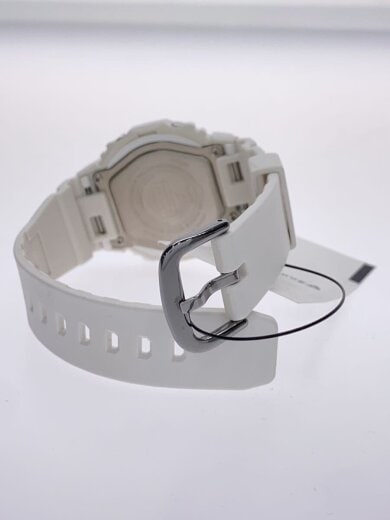 商品画像：クォーツ腕時計_G-SHOCK/アナログ/ラバー/WHT/WHT// 4