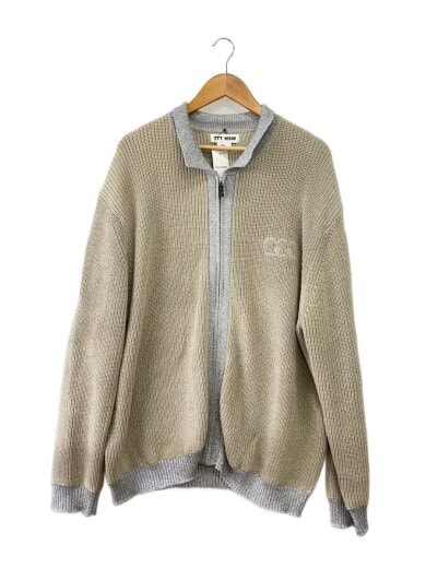 商品画像：Lame zip up cardigan/24ss/XL/コットン/KHK/ラメ// 1