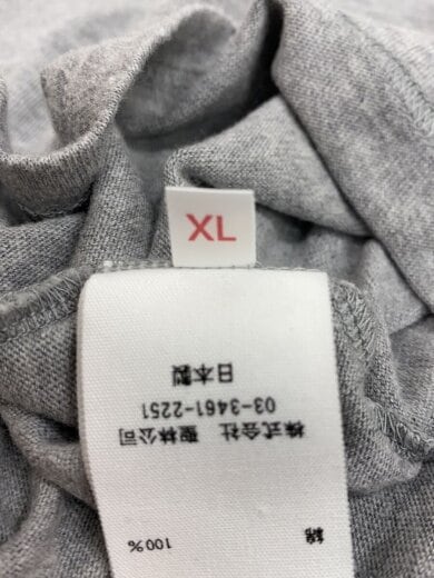 商品画像：ウインドウ サイン ロゴ　ショートスリーブTシャツ/XL/コットン/GRY/プリント/1010723// 4
