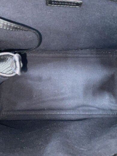商品画像：ネイビーカバS/トートバッグ/レザー/BLK/無地/339933・1000・Y・536269 6