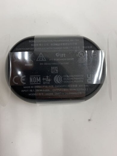 商品画像：イヤホン QuietComfort Earbuds[トリプルブラック] 831262-0010 429708 5