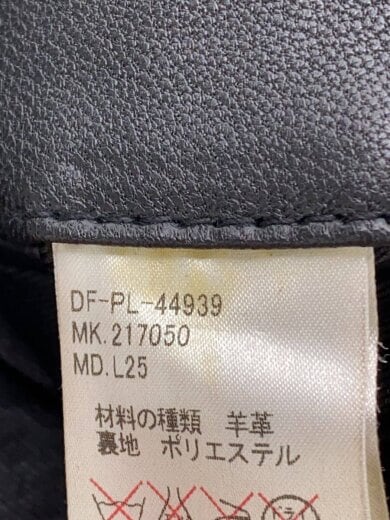 商品画像：レザージャケット・ブルゾン/L/羊革/BLK/無地/DF-PL-44939// 5