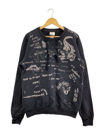 商品画像：スウェット/XL/コットン/BLK/プリント// 1