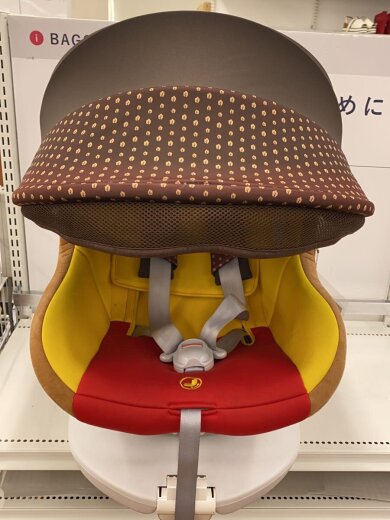 画像：ｼｰｴｰ産商チャイルドシート/YLW/インナーパット有/dn-10022