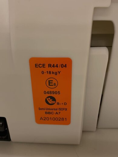 画像：ｼｰｴｰ産商チャイルドシート/YLW/インナーパット有/dn-10027