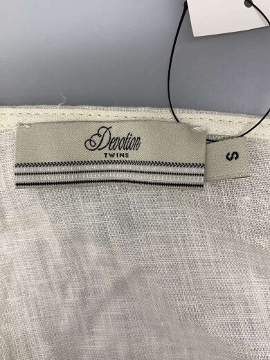 商品画像：長袖ブラウス/S/リネン/WHT 3