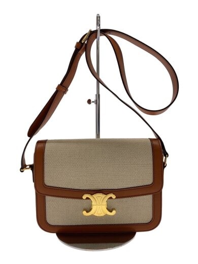 商品画像：ショルダーバッグ/レザー/BRW 1