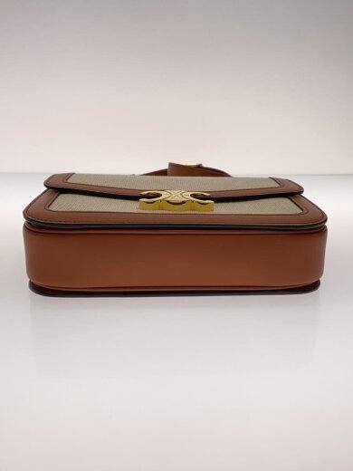 商品画像：ショルダーバッグ/レザー/BRW 4