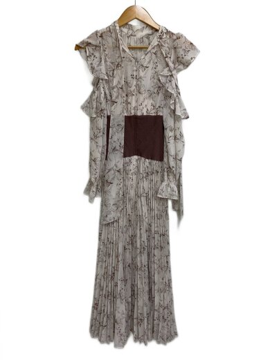 商品画像：長袖ワンピース/O/ポリエステル/BRW/花柄/SWFO214172 2