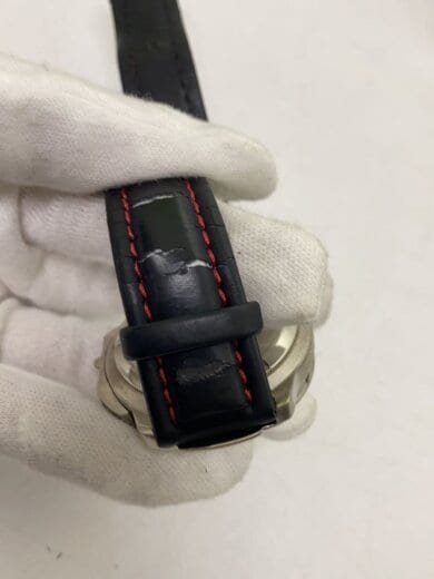 商品画像：クォーツ腕時計/アナログ/レザー/GRY/BLK 8