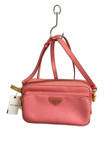 画像：PRADAショルダーバッグ/レザー/PNK/BT10101