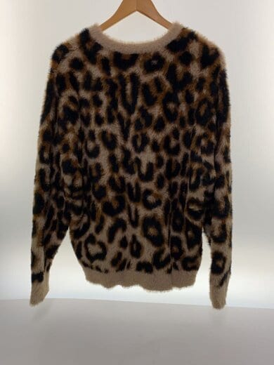 商品画像：ニット・セーター(厚手)/L/ナイロン/BRW/レオパード 2
