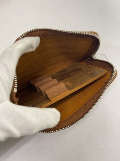 商品画像：ポーチ/レザー/BRW 6