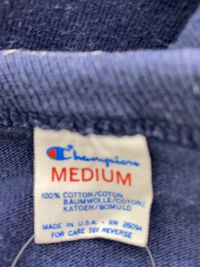 商品画像：Tシャツ/M/コットン/NVY 4