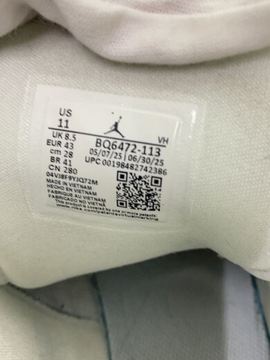 商品画像：AIR JORDAN 1 MID/28cm/WHT 7